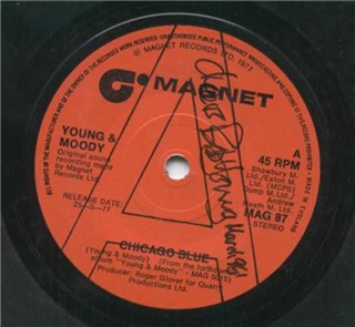 Vinyl-Promo der englischen Single 'Chicago Blues'