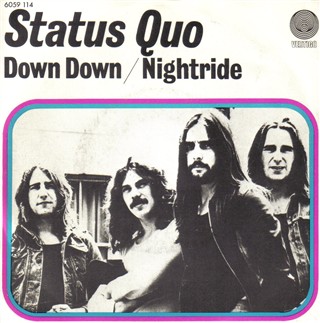niederlndisches Cover der Status Quo Single 'Down Down'