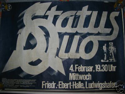 german tourposter of the show in Ludwigshafen 421976 