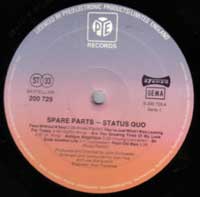 Spare Parts - deutsche LP-Label