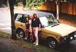  1982 - Rick with my daughter at my old house in Purley 