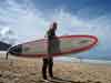 2007 Son Jamie on tour in Oz. Surfing away a hangover probably.