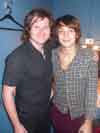 Oct 2009 Sydney Australia backstage Joe Echo with Paolo Nutini