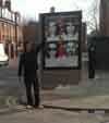 15th March 2011 Dublin Ireland. Joe Echo by a 'Killing Bono' movie   
poster.