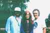 1985? L-R Guitarist Ray Minhinnett, the legendary Bonnie Raitt, me