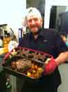 2011  Son Jamie cooking his Sunday roast