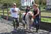 2013 Leo Barnes on his first horse-riding lesson 