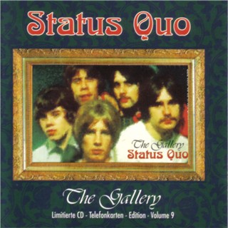 Cover der deutschen CD 'The Gallery' mit beiliegender Telefonkarte.