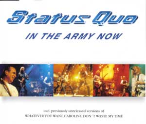 Cover der deutschen Maxi Single 'In the army now 98'