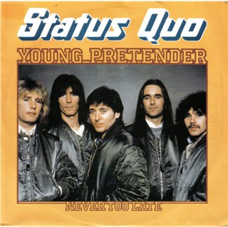 Cover der niederlndischen Status Quo single 'Young Pretender'